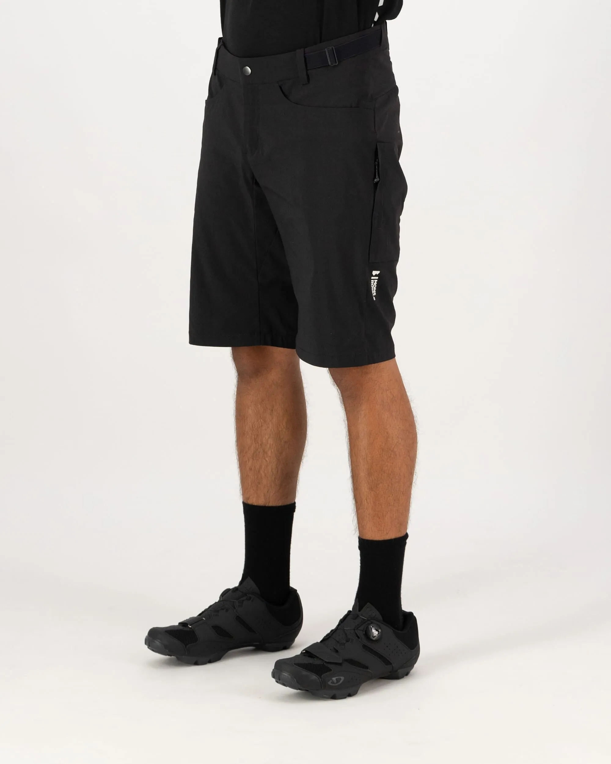 Diversion Merino Trail Shorts - Black