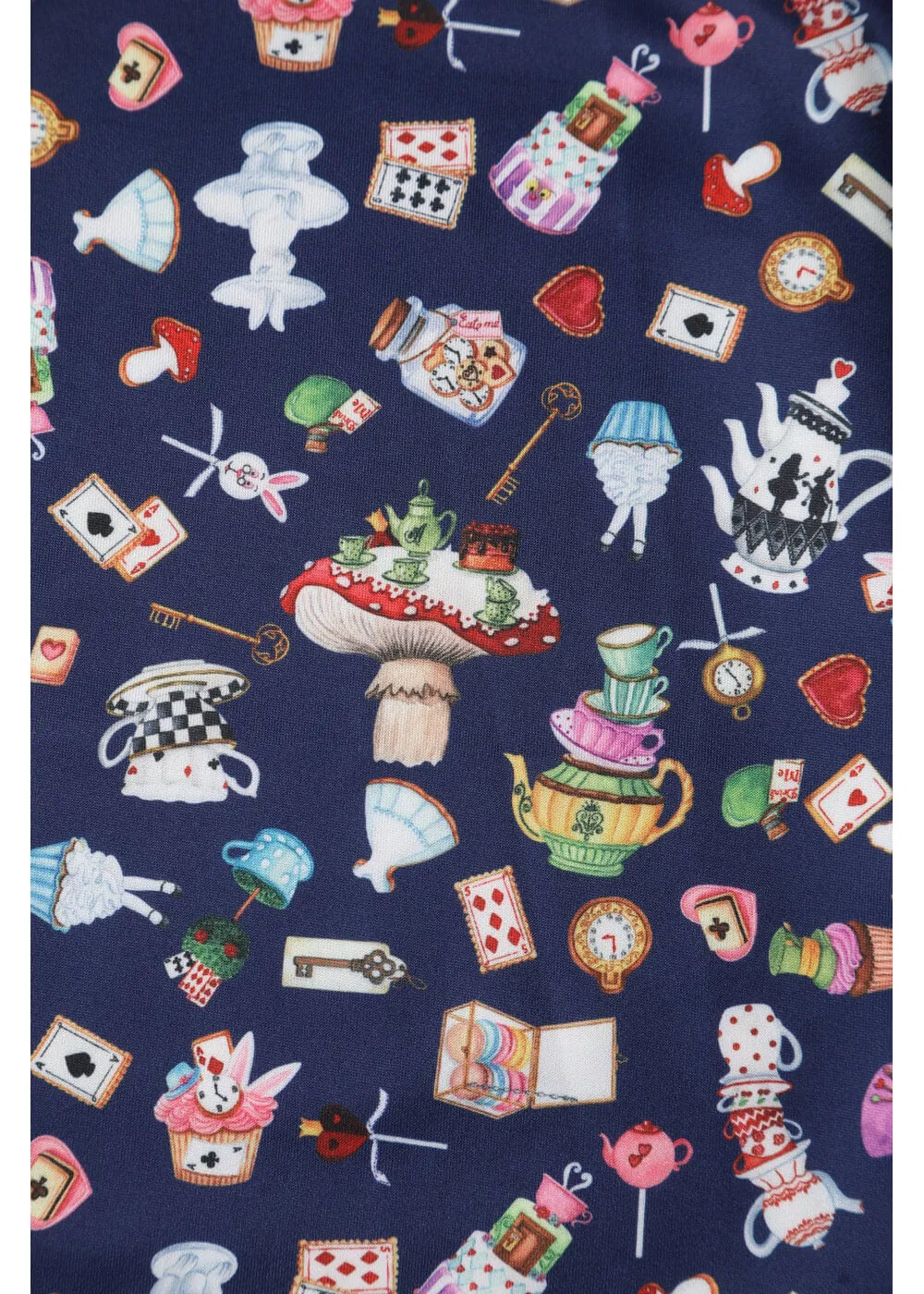 Dolly & Dotty Amanda Wonderland 50's Swing Dress Navy