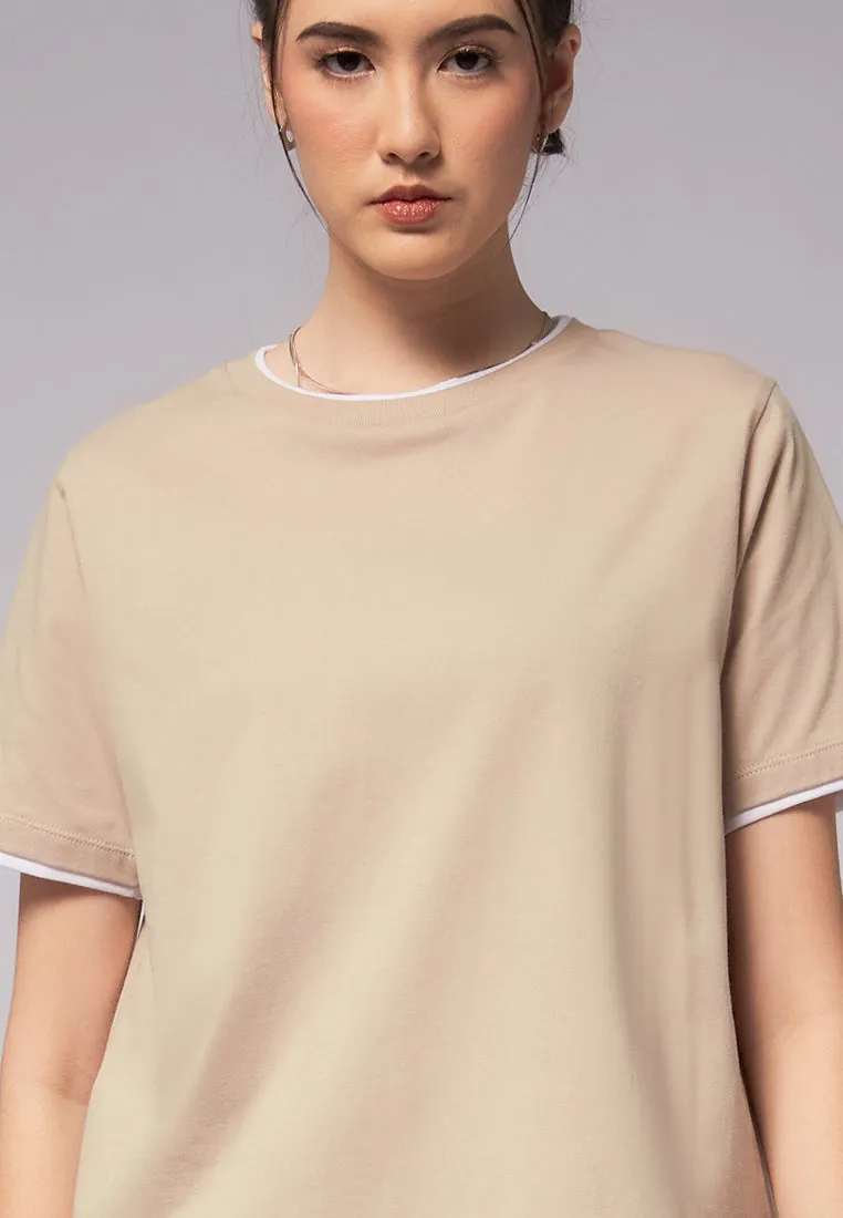 Double Layered Short Sleeve T-Shirt