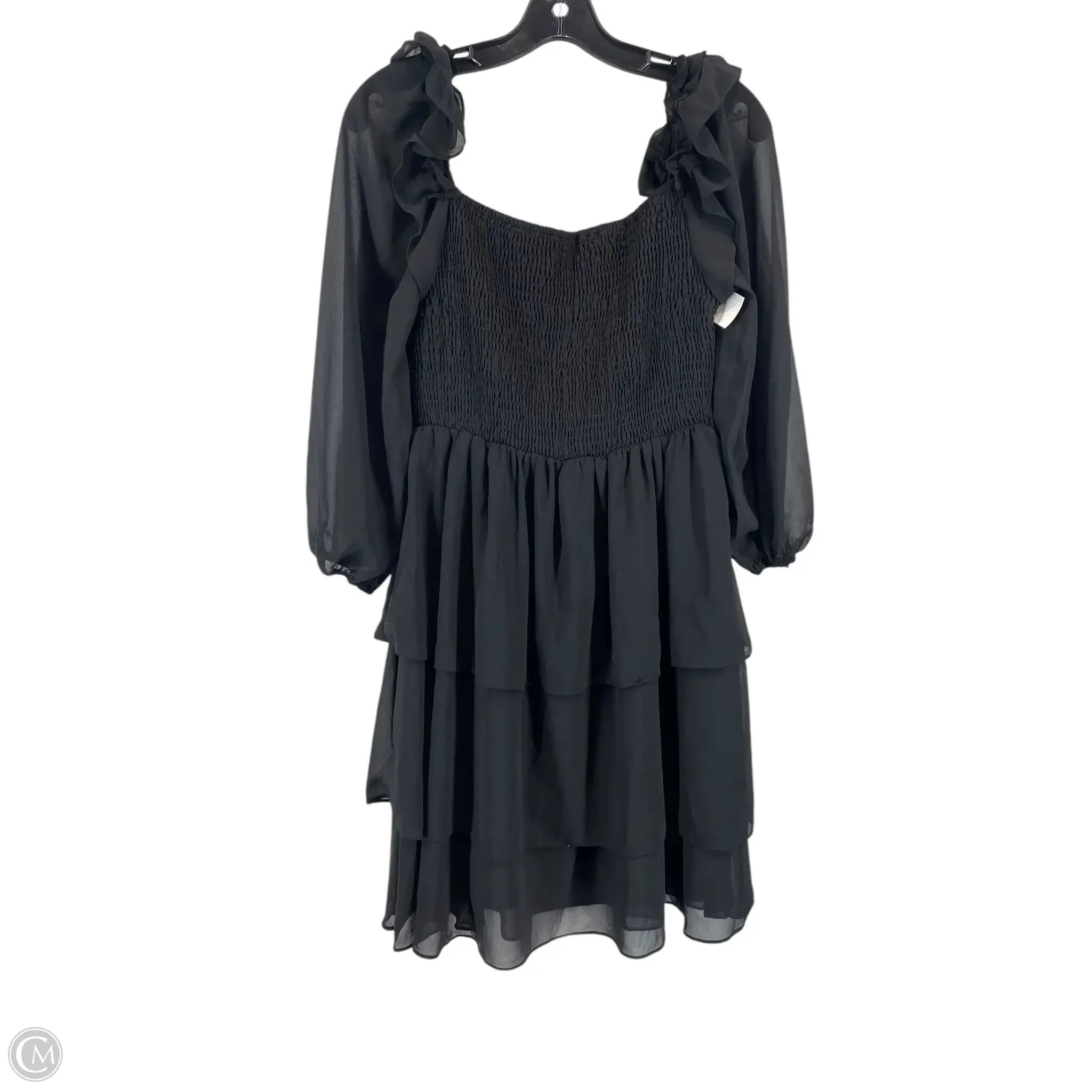 Dress Casual Short By Clothes Mentor In Black, Size: L