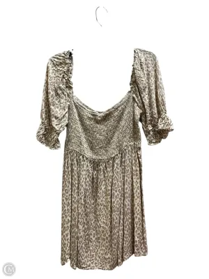 Dress Casual Short By Clothes Mentor In Brown, Size: L