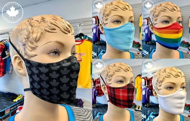 Dual Layered Sublimated Face Covers