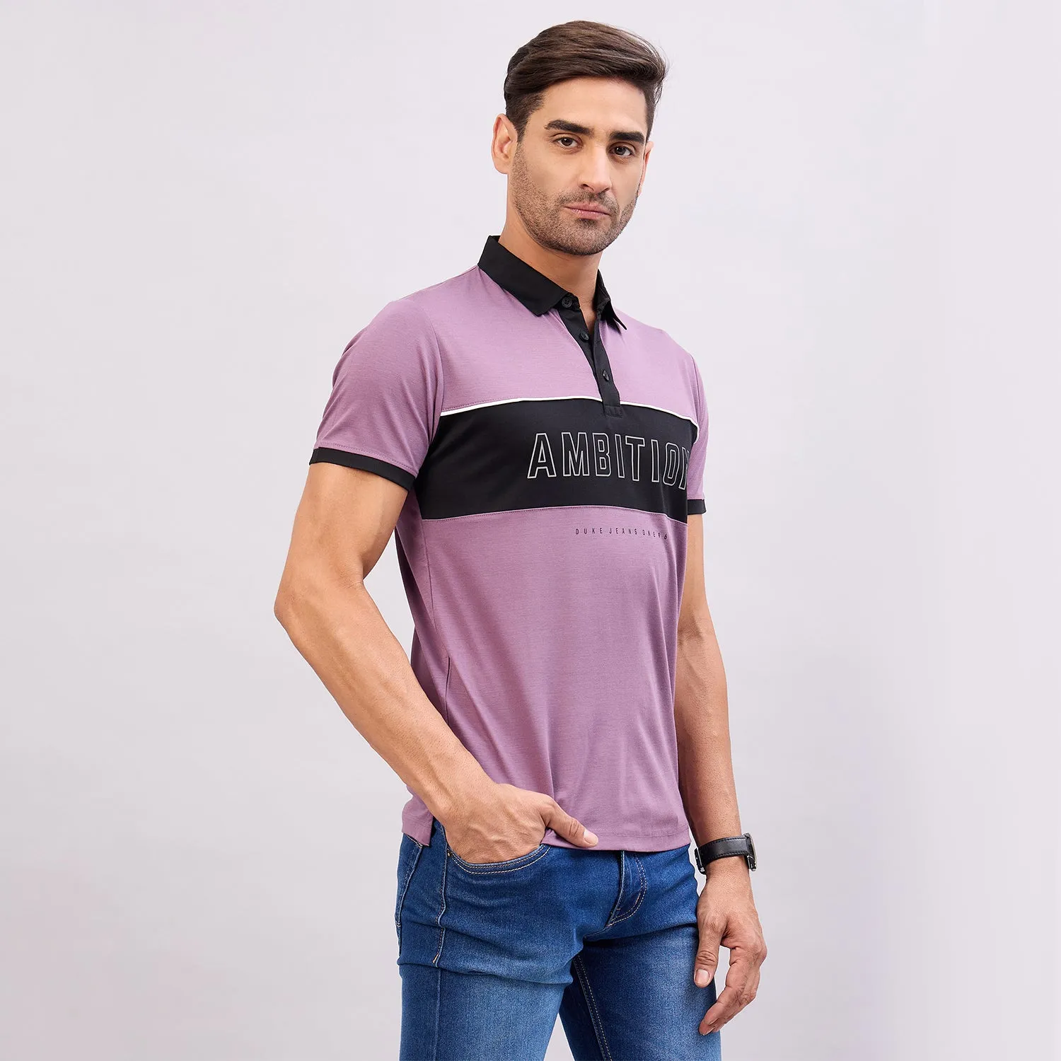 Duke Men Half Sleeve Cotton Polo Tshirt (ON3172)
