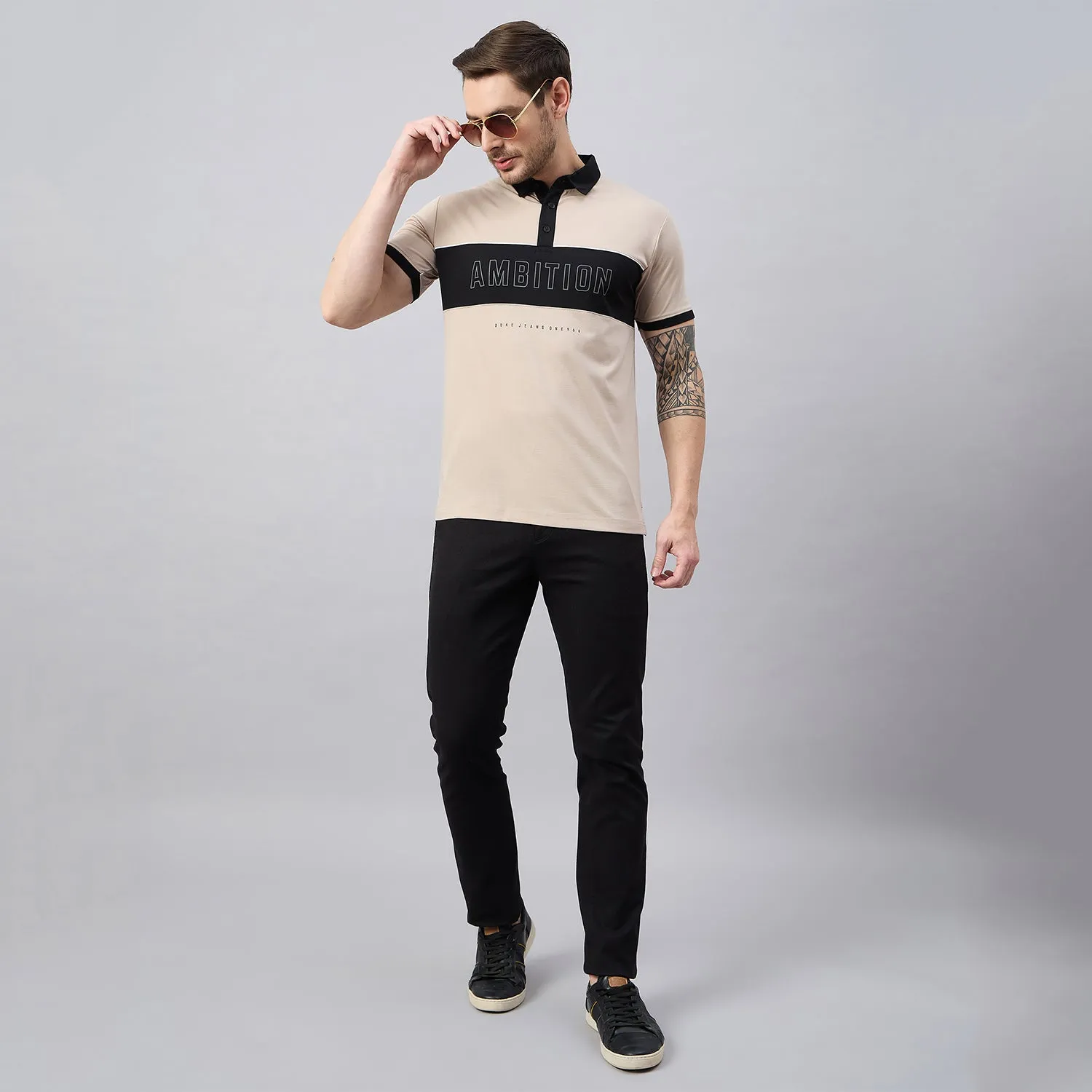 Duke Men Half Sleeve Cotton Polo Tshirt (ON3172)