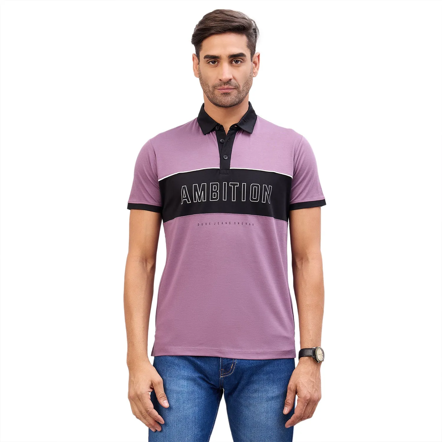 Duke Men Half Sleeve Cotton Polo Tshirt (ON3172)
