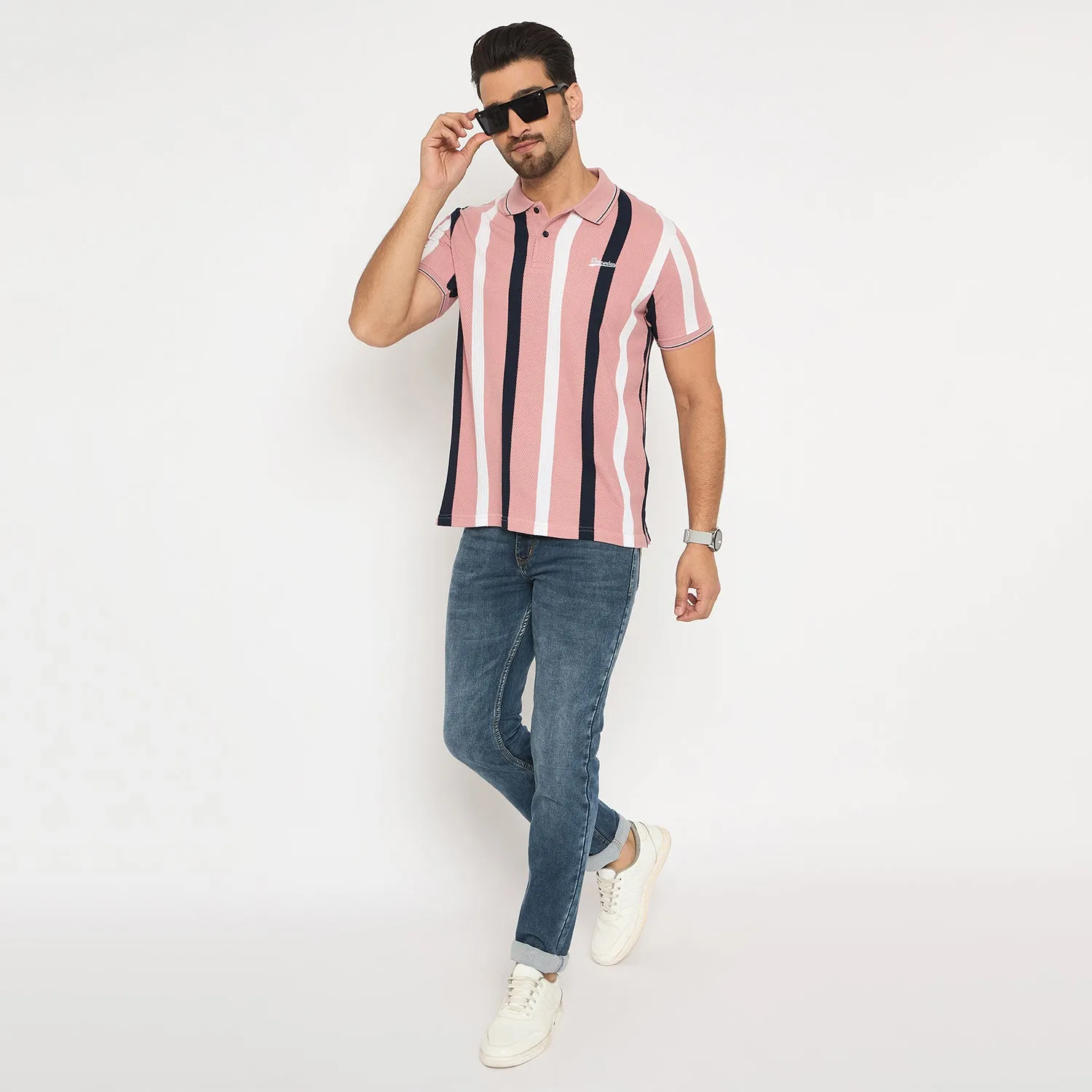 Duke Urban Men Half Sleeve Cotton T shirt (LF7345)