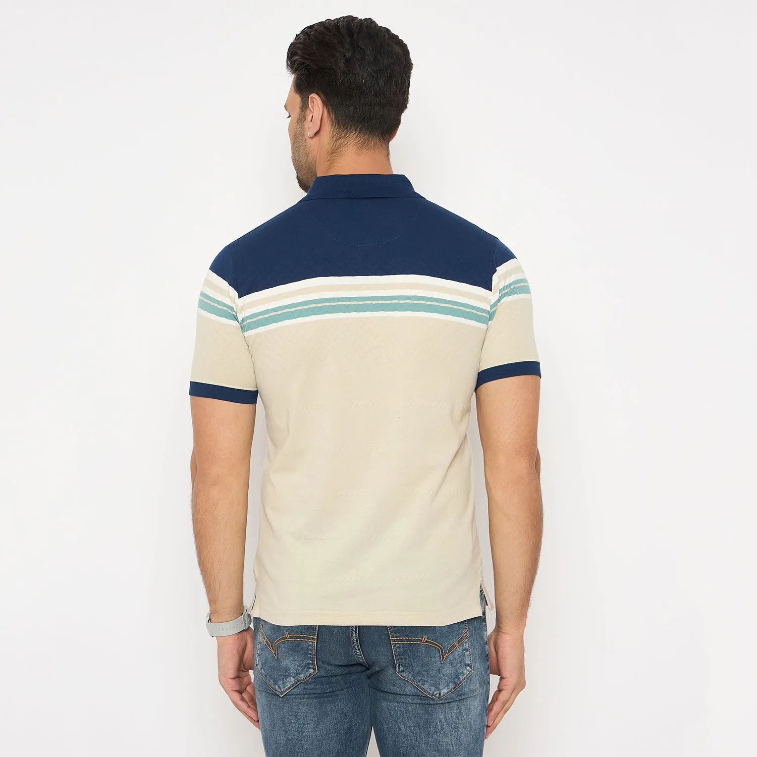 Duke Urban Men Half Sleeve Cotton Tshirt (LF7349)