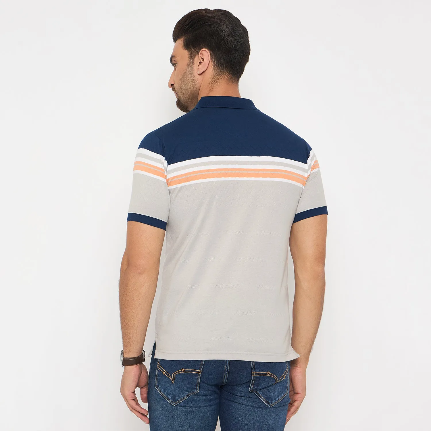 Duke Urban Men Half Sleeve Cotton Tshirt (LF7349)