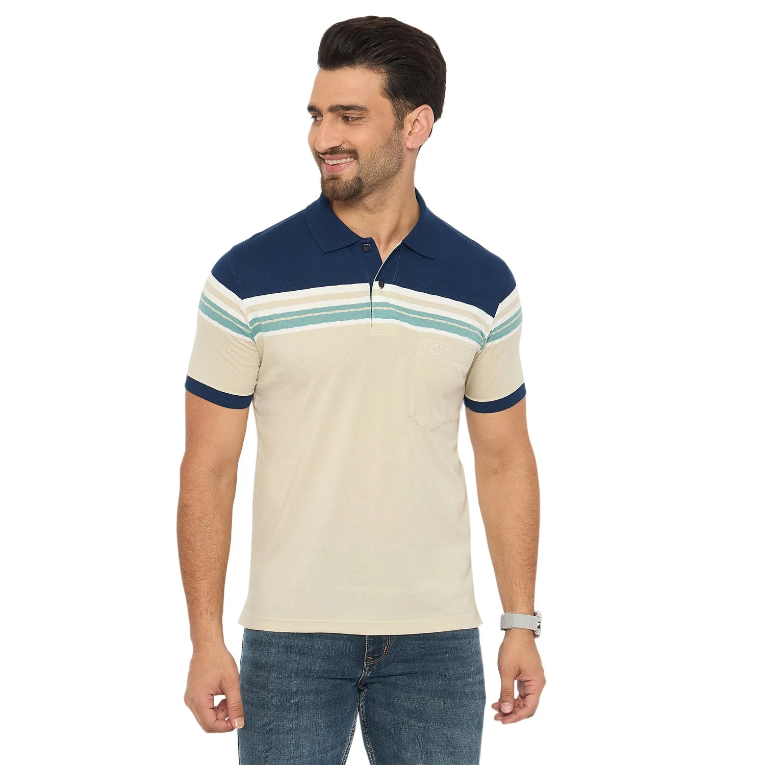 Duke Urban Men Half Sleeve Cotton Tshirt (LF7349)