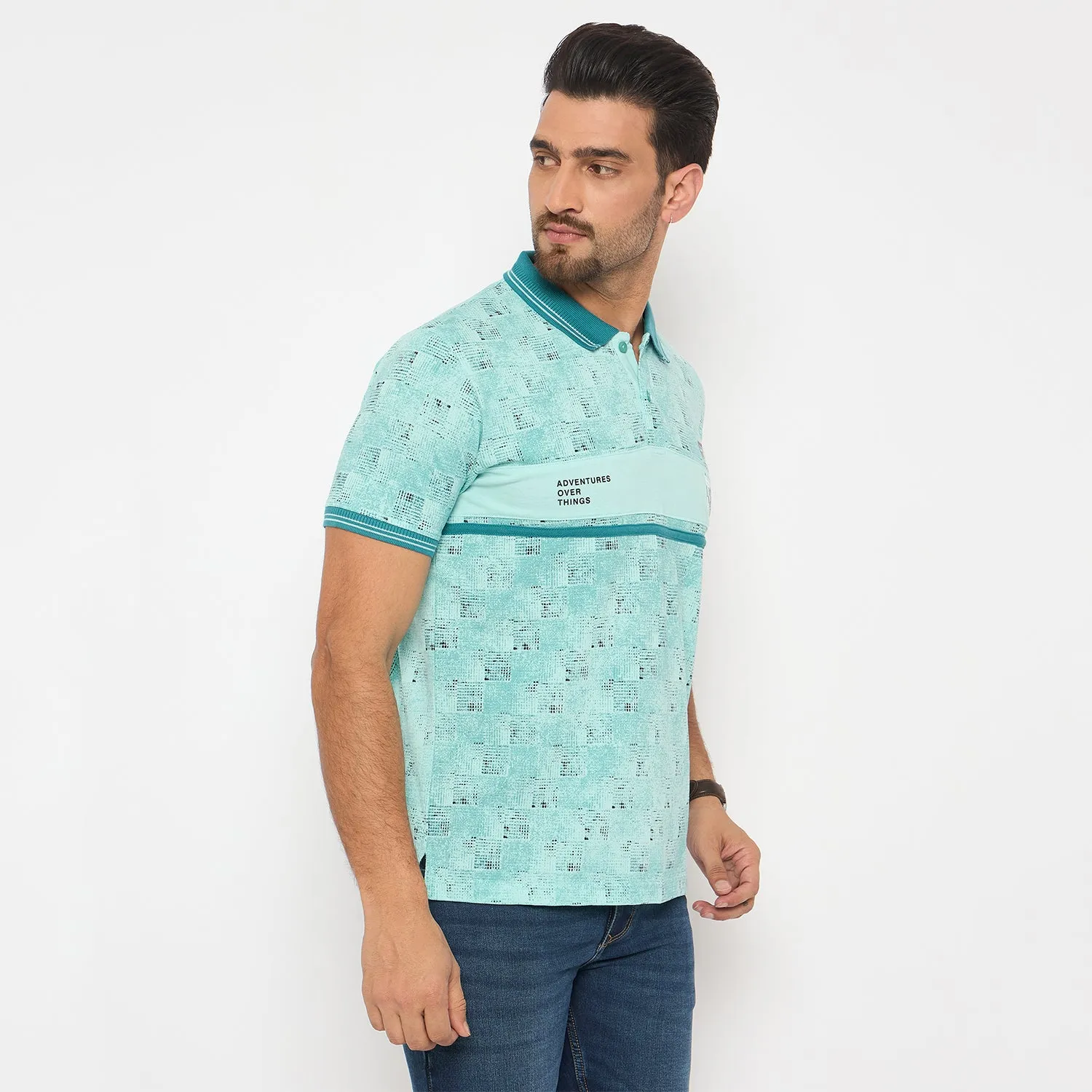 Duke Urban Men Half Sleeve Cotton Tshirt (LF7394)