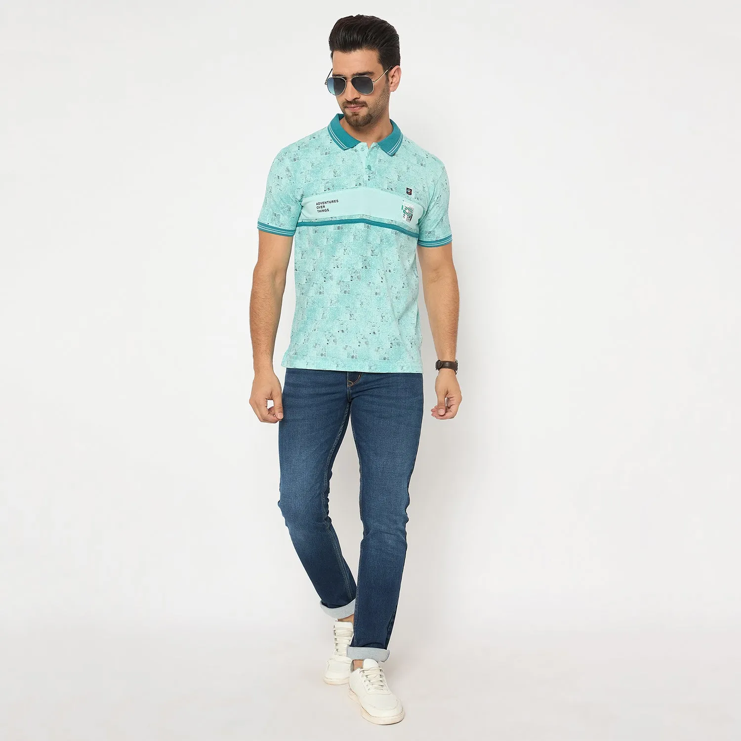 Duke Urban Men Half Sleeve Cotton Tshirt (LF7394)