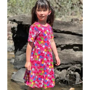 DUNS Sweden Hearts Skater Dress - Short Sleeve - Generous Sizing