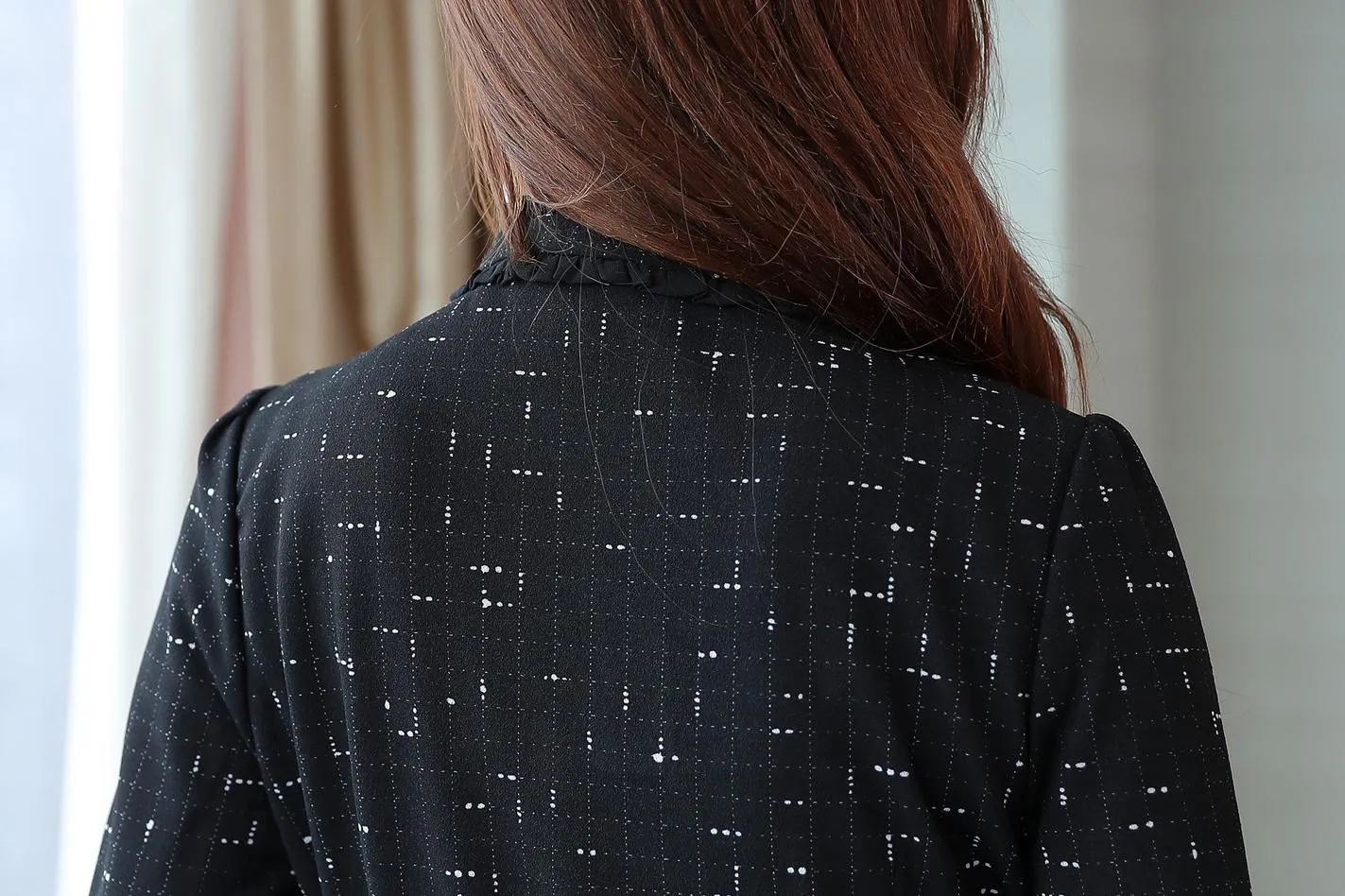 Elegant Button-Decorated Dress