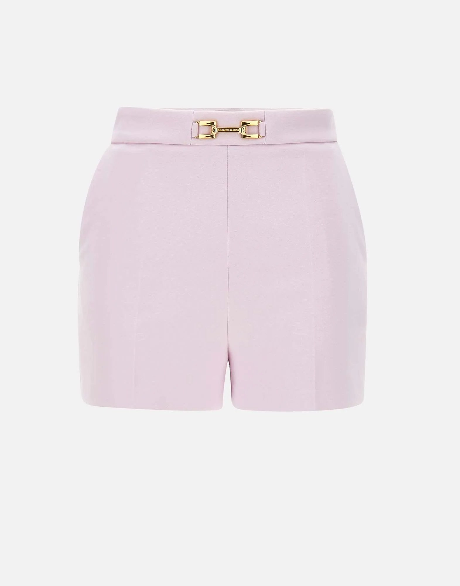 Elisabetta franchi lätt stretch crêpe baby rosa shorts