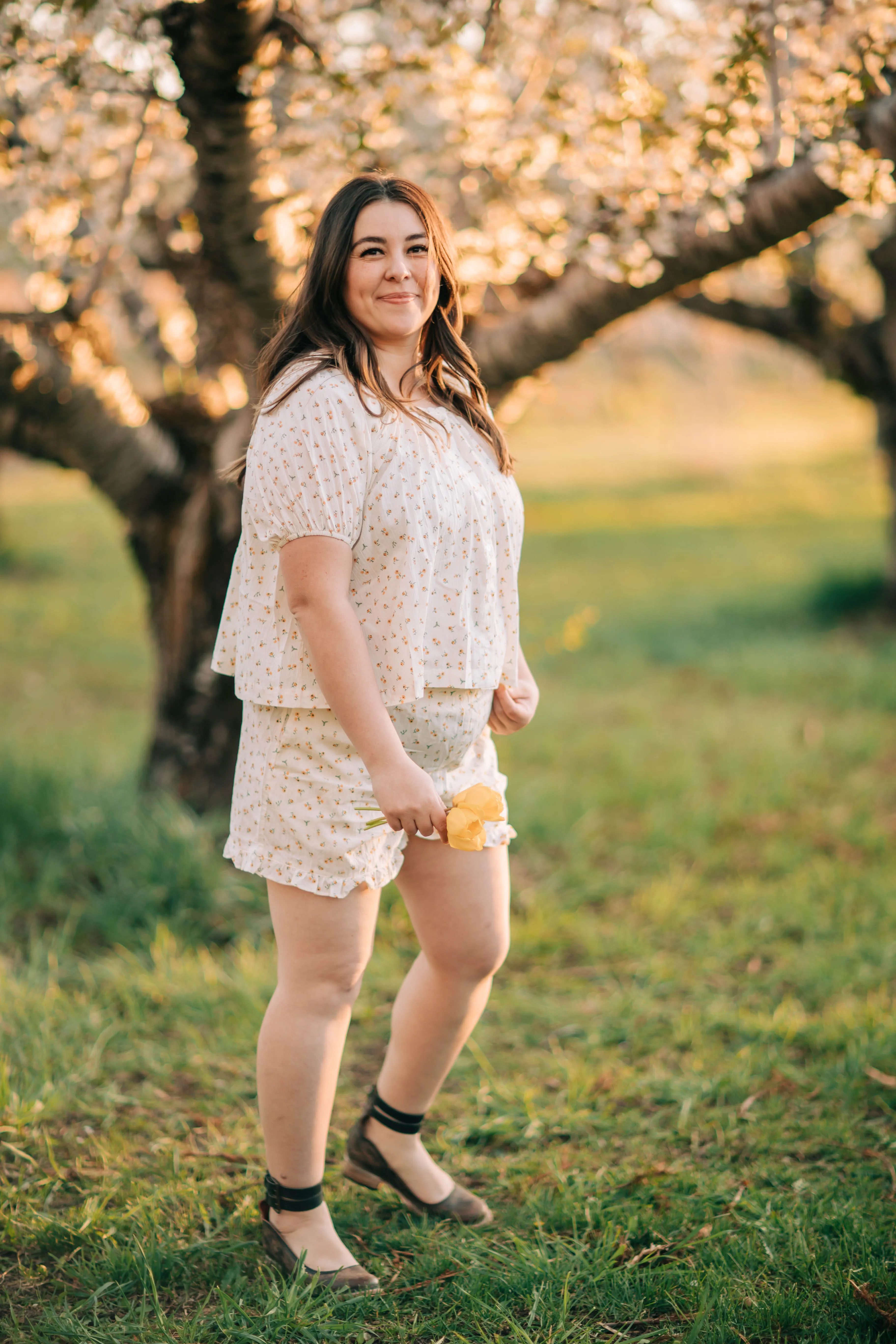Elliana Set Top--Yellow