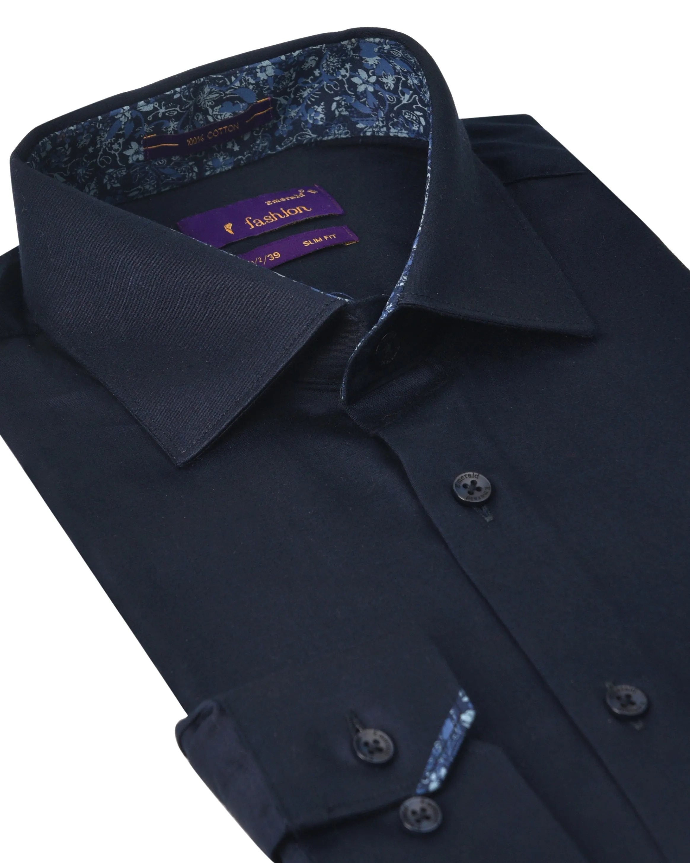 Emerald Fashion Slim Fit-Estate Blue