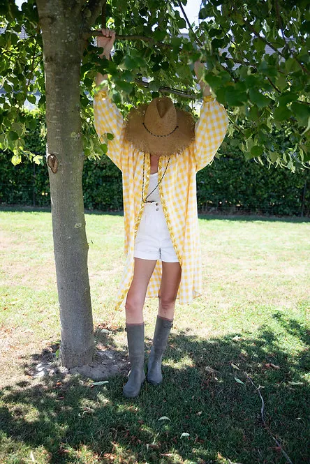 Emilie Dress in Yellow