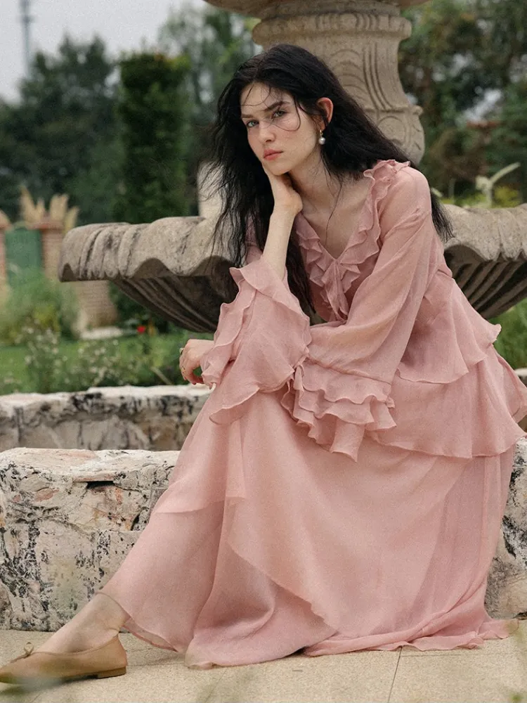 Ethereal Ruffle Ensemble