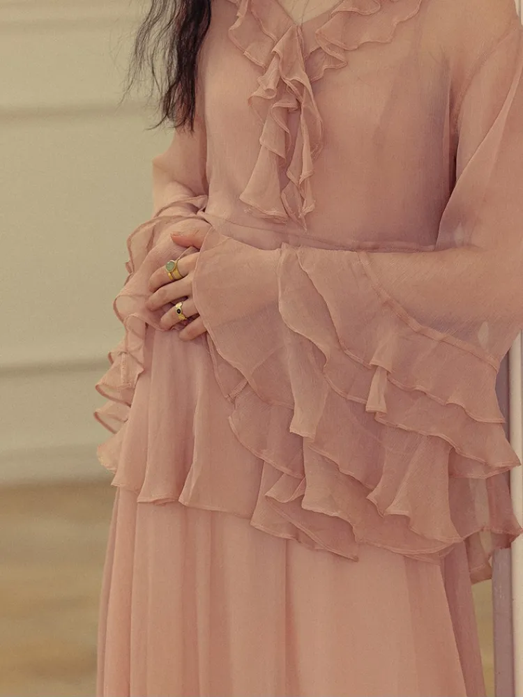 Ethereal Ruffle Ensemble