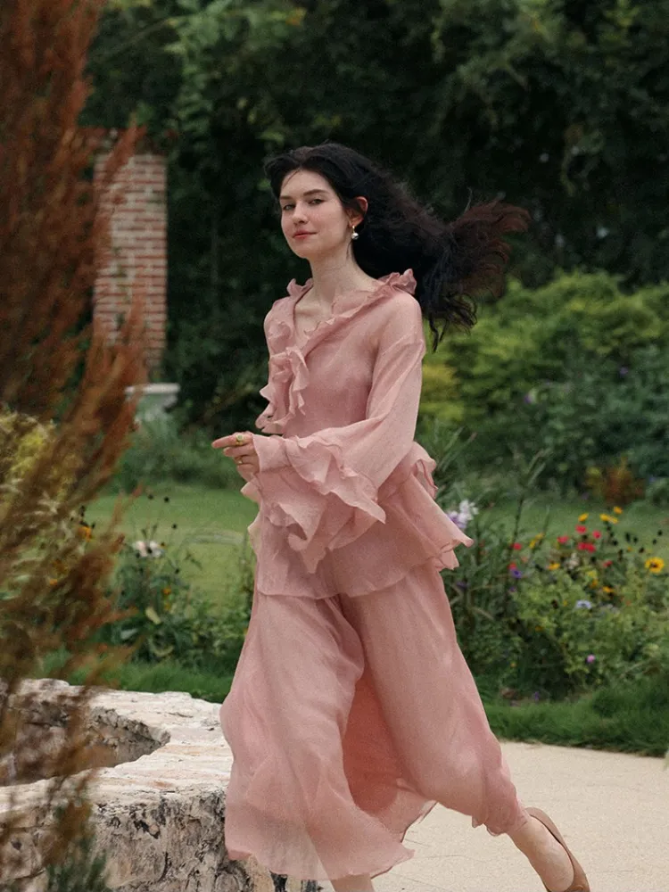 Ethereal Ruffle Ensemble