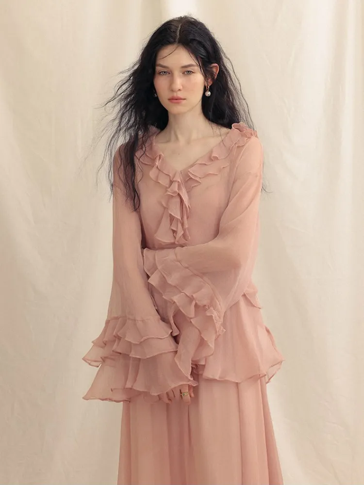 Ethereal Ruffle Ensemble