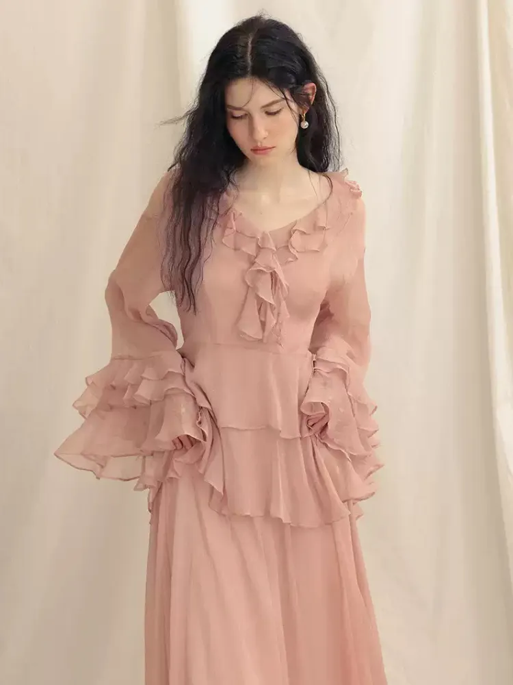 Ethereal Ruffle Ensemble