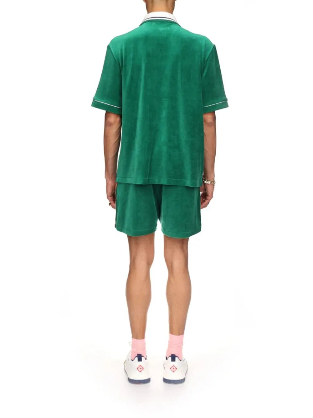 Evergreen Velour Shorts