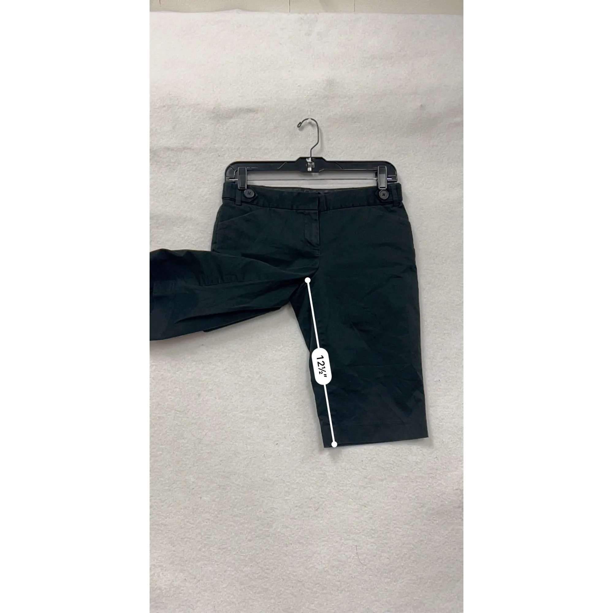 Express Editor Black Bermuda Shorts Womens Size 2 #6591