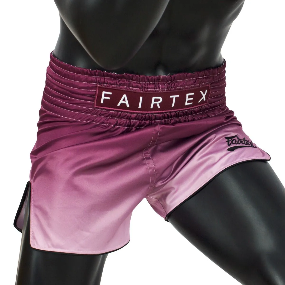 FAIRTEX MAROON FADE MUAY THAI SHORTS - BS1904