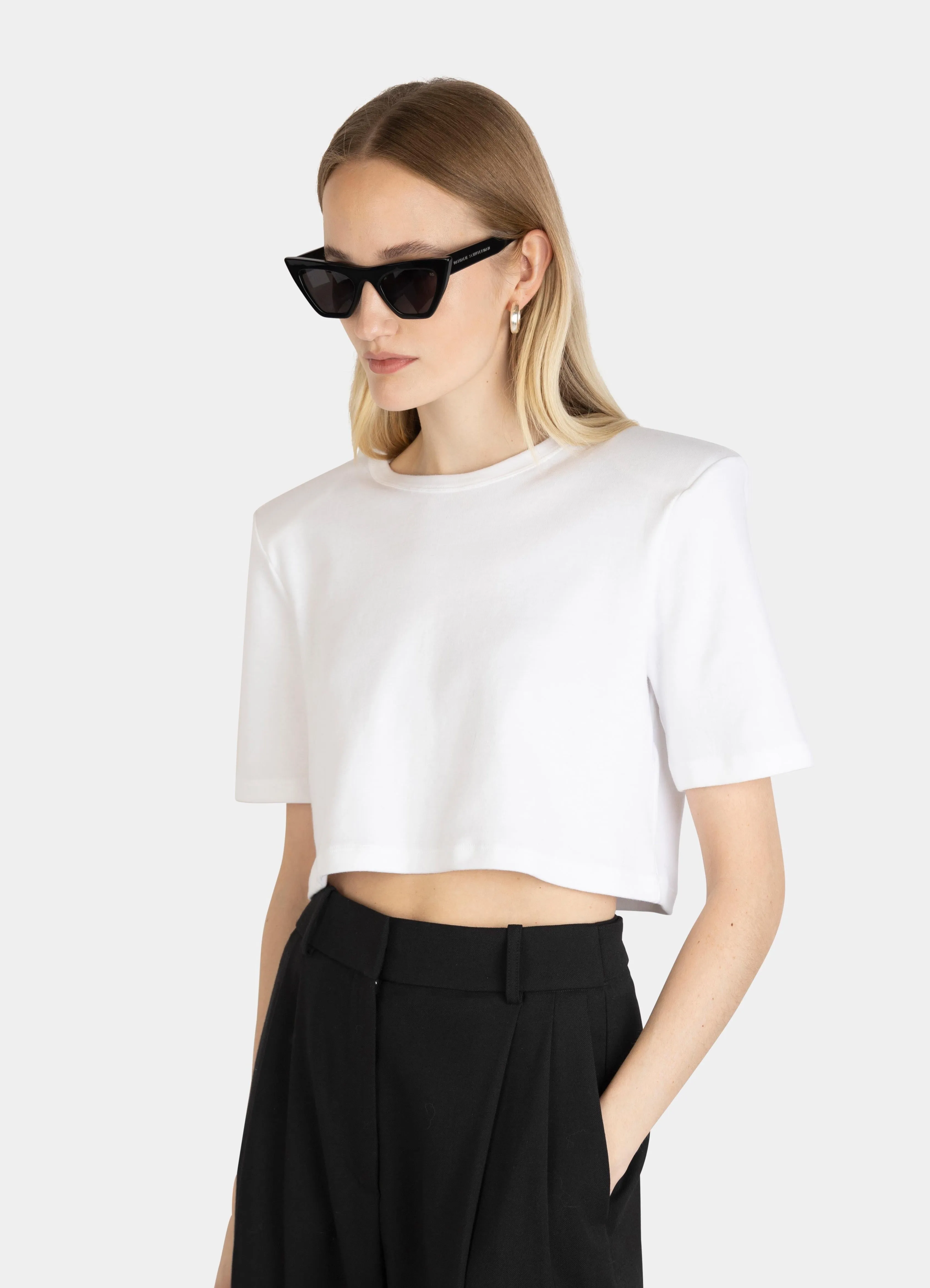 Fanny Mid T-Shirt White