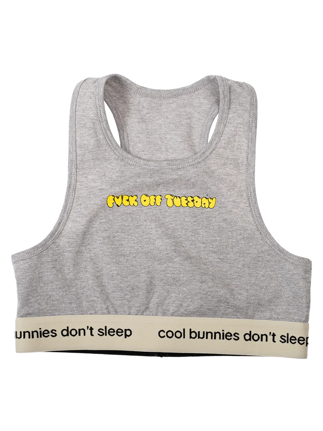 'F*ck Off Tuesday' Cropped Sport Top