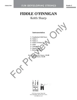 Fiddle O'Finnigan (Keith Sharp) for String Orchestra