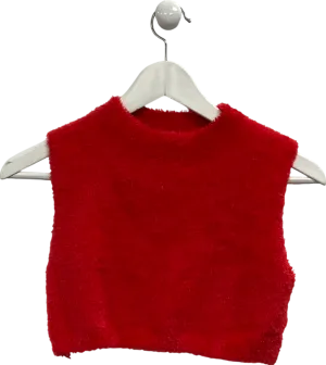 Finesse Brielle Red Cropped Top UK XS/S