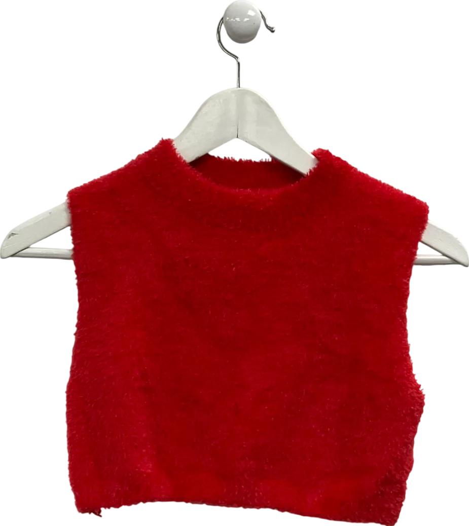 Finesse Brielle Red Cropped Top UK XS/S