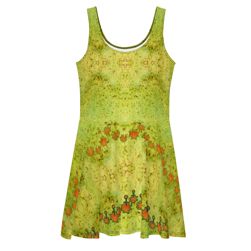Fitted Skater Dress (Her/Muliebris)(Grail Night Flower) RJSTH@Fabric#2 RJSTHS2020 RJS