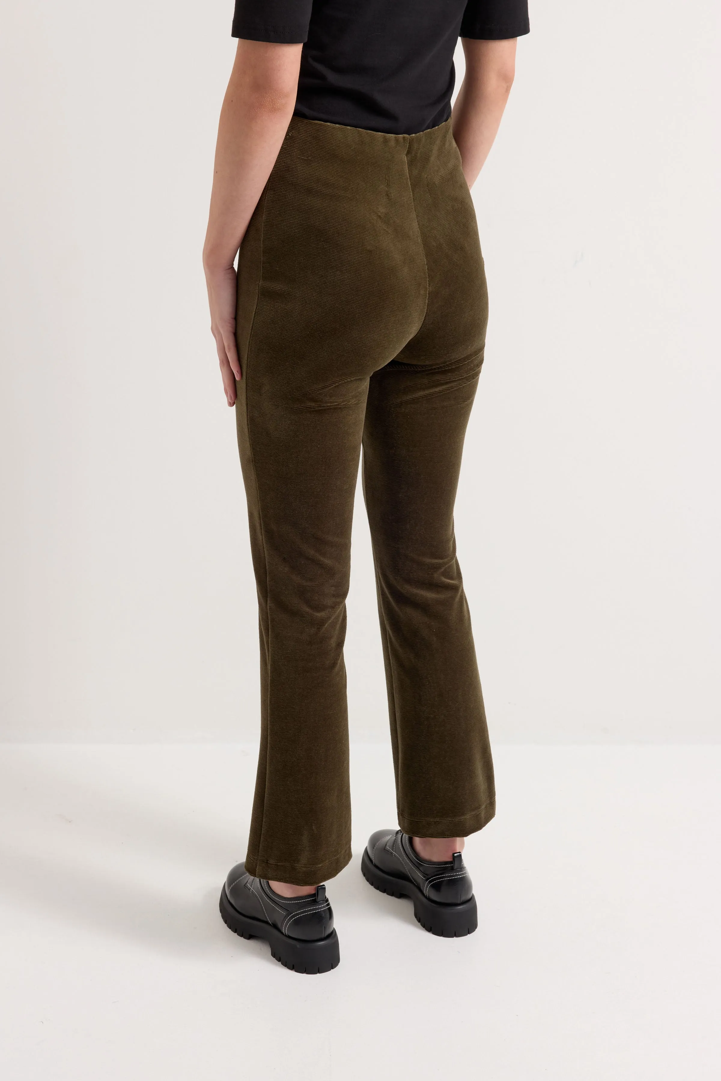Flux Pant - Moss Velour
