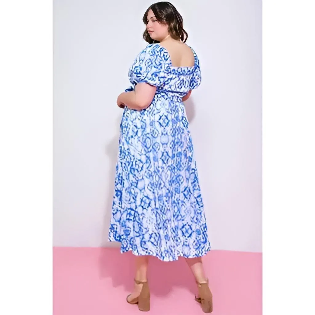Flying Tomato - Our Printed, Loose Fitting Dress (Final Sale)