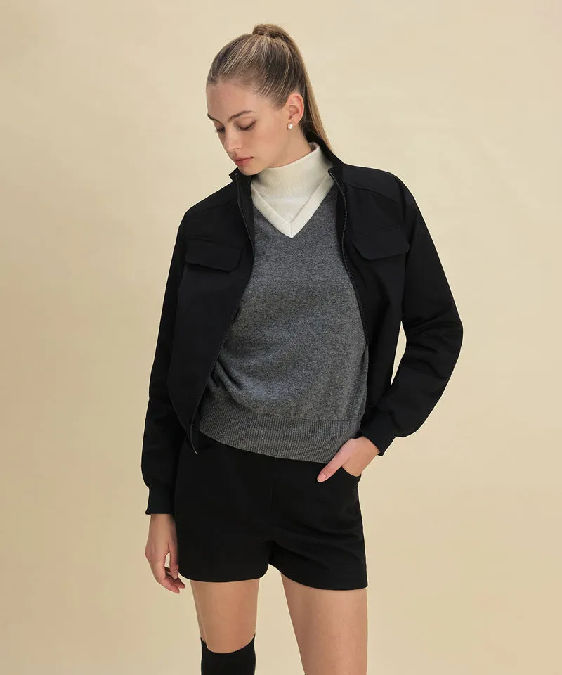 FORDI Herringbone Shorts - Black