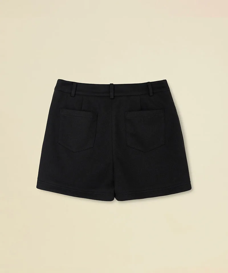 FORDI Herringbone Shorts - Black