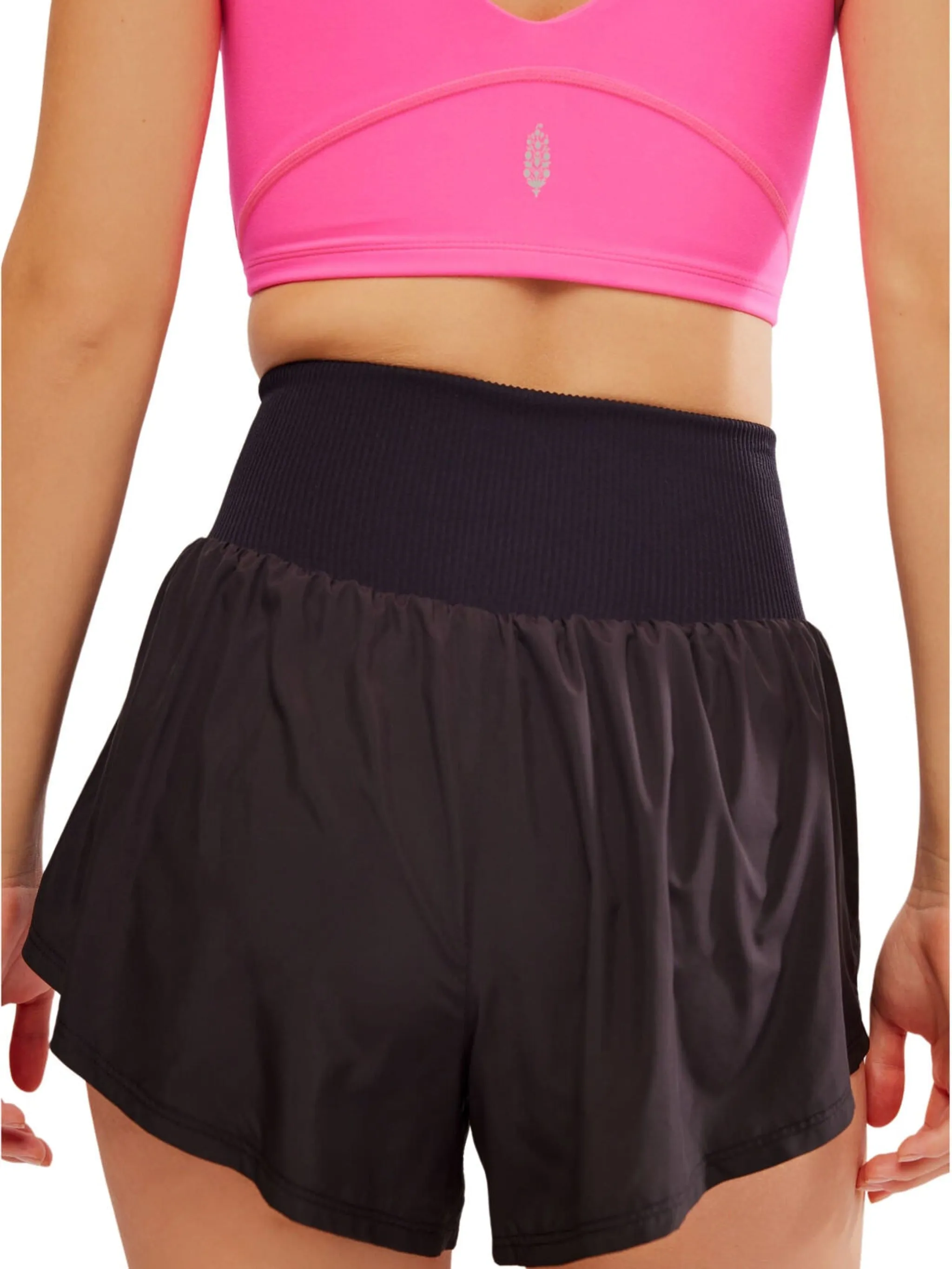 Free People Movement Carpe Diem Shorts - Black