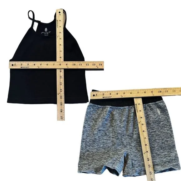 Free People Movement Happiness Runs Crop Top &amp; Prajna Shorts