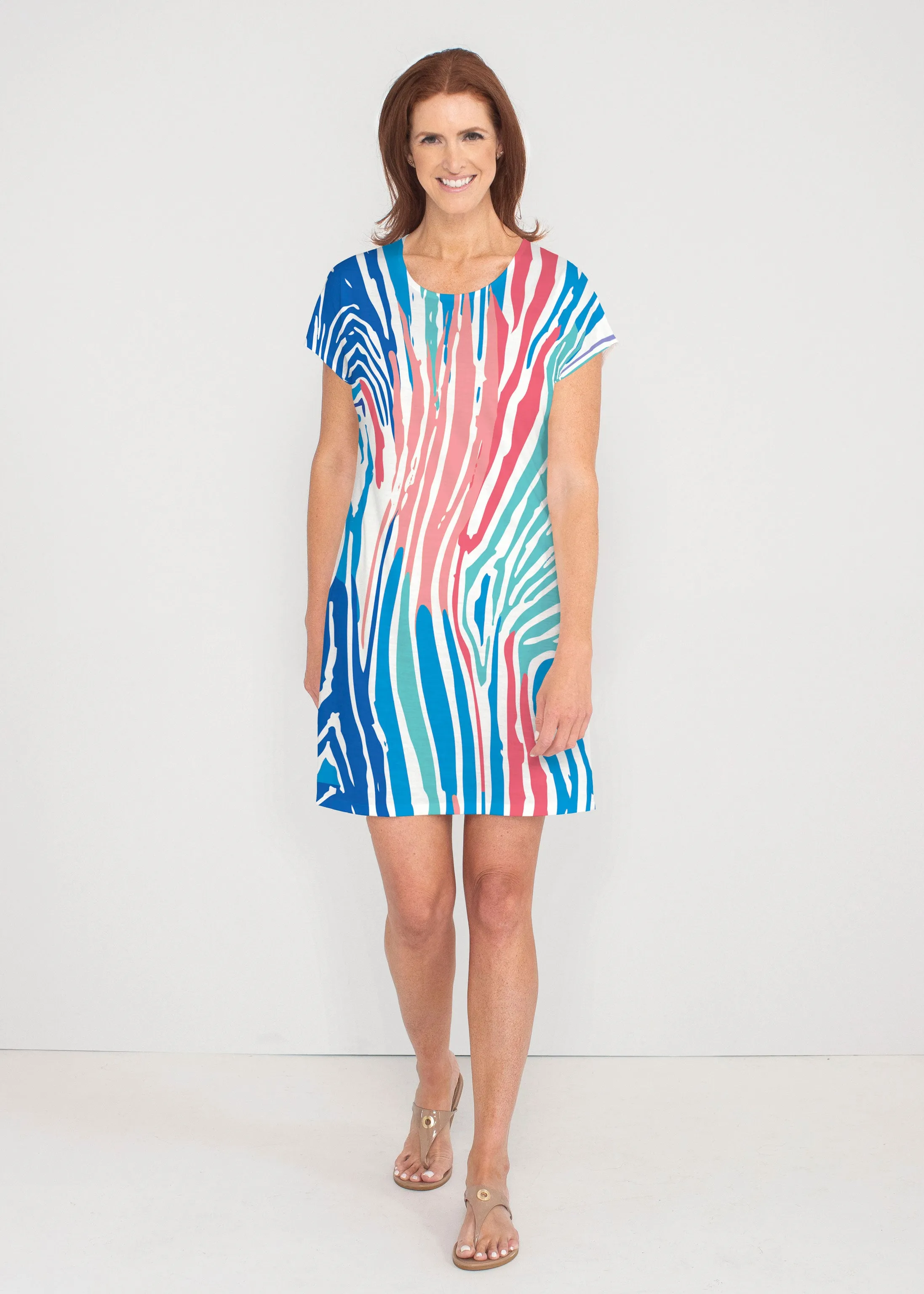 Fruity Stripes (14272) ~ Lucy Tee Dress
