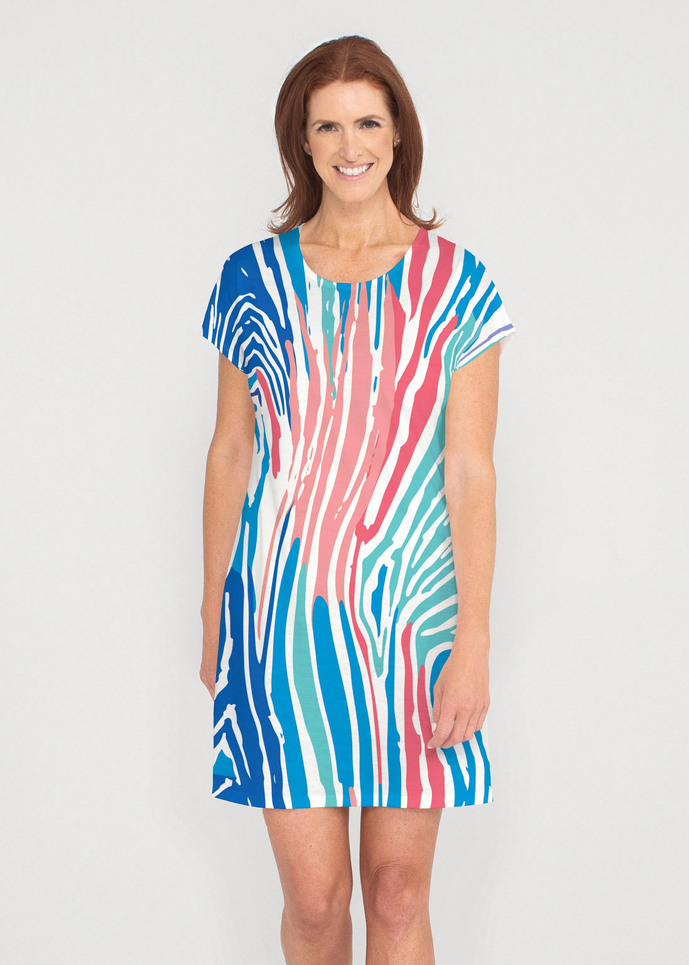Fruity Stripes (14272) ~ Lucy Tee Dress