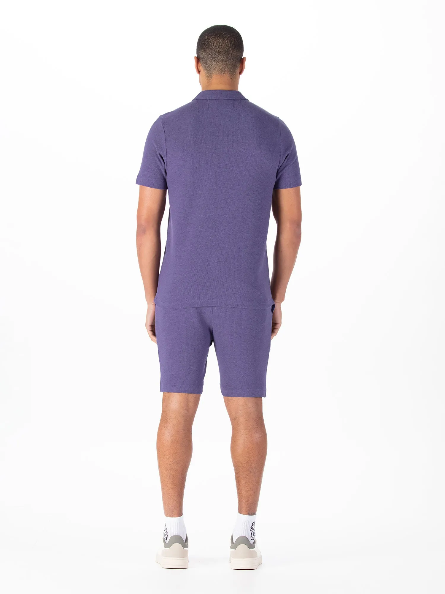 FUEGO WAFFLE TEXTURED SHORT SET