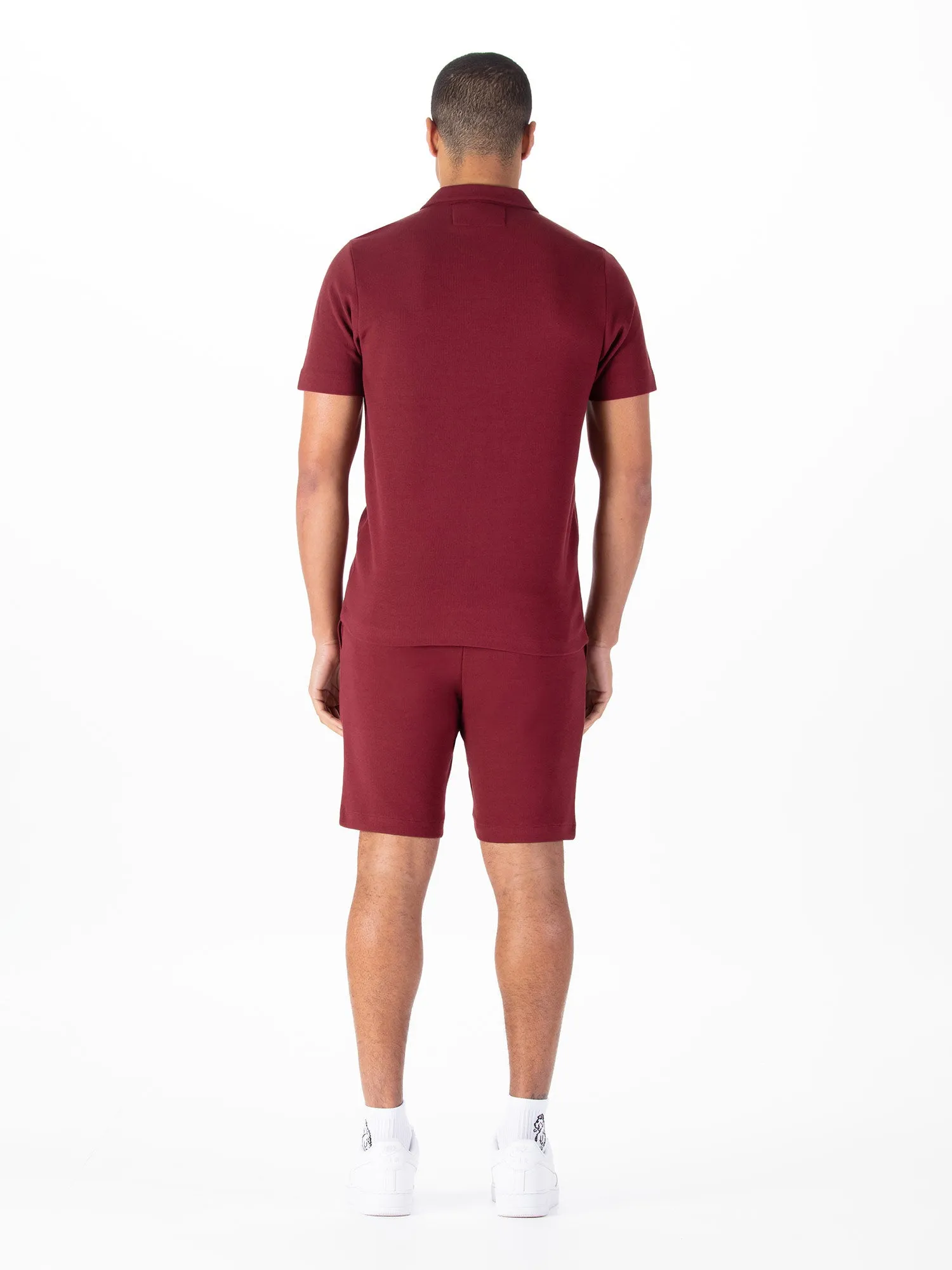 FUEGO WAFFLE TEXTURED SHORT SET