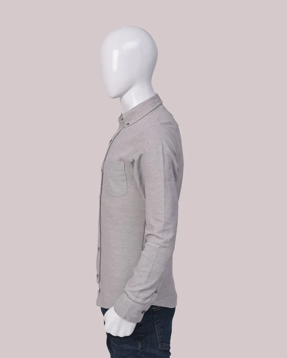Full Sleeves Shirt Grey