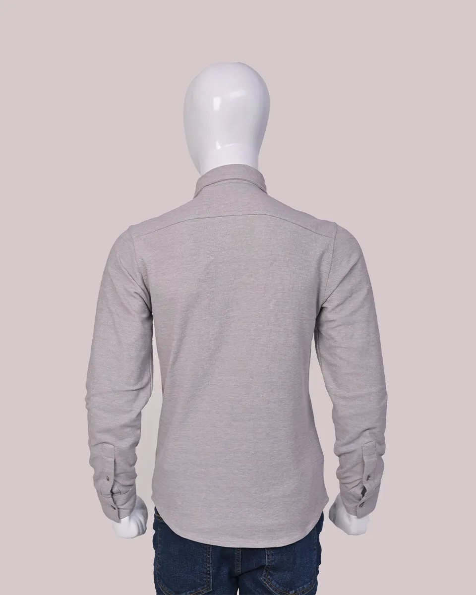 Full Sleeves Shirt Grey