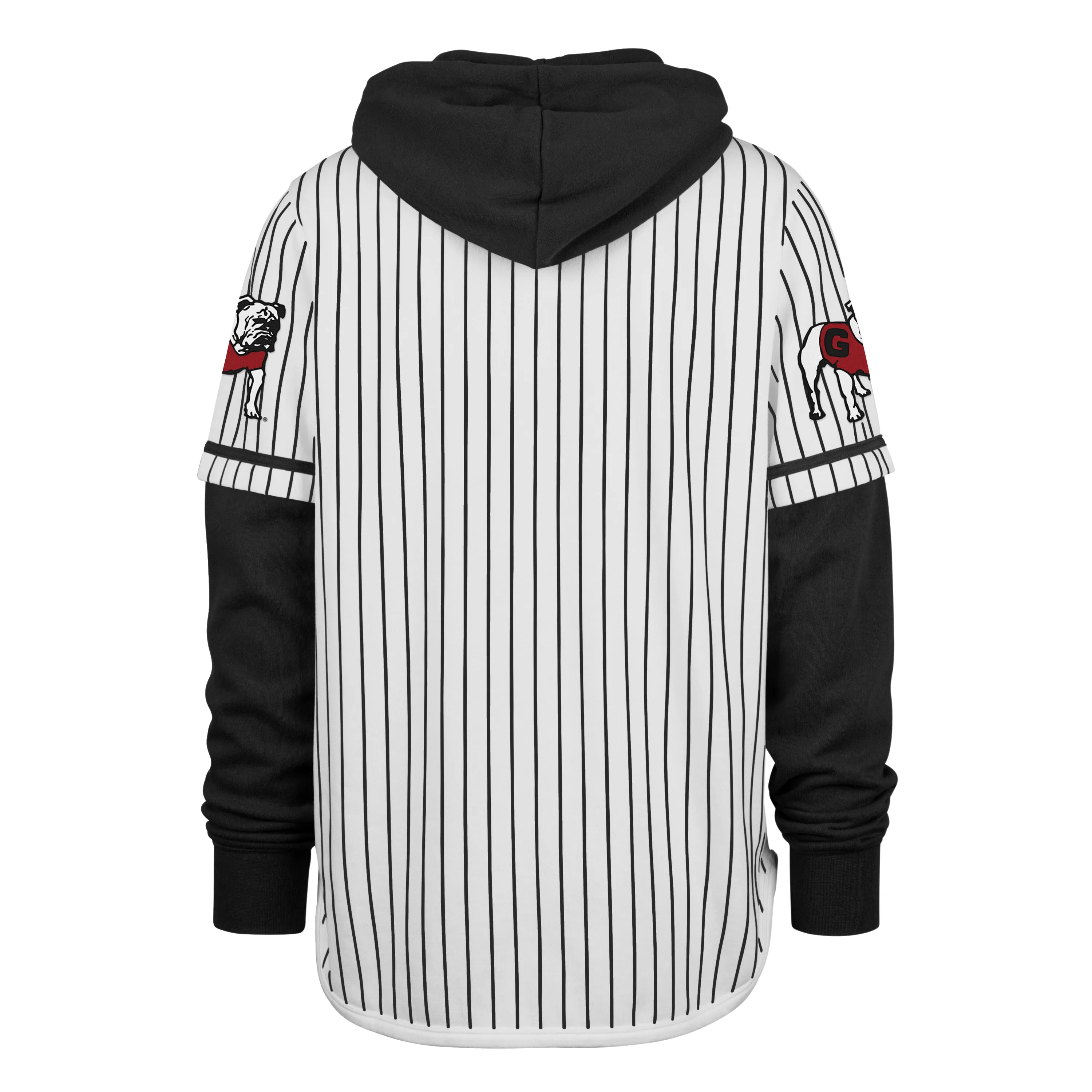 GEORGIA BULLDOGS PINSTRIPE '47 SHORTSTOP PULLOVER HOOD