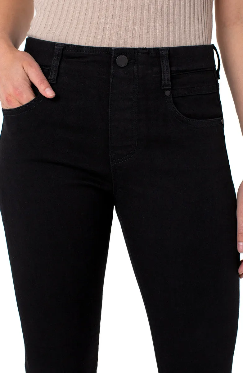 Gia Glider Ankle Skinny Black Rinse