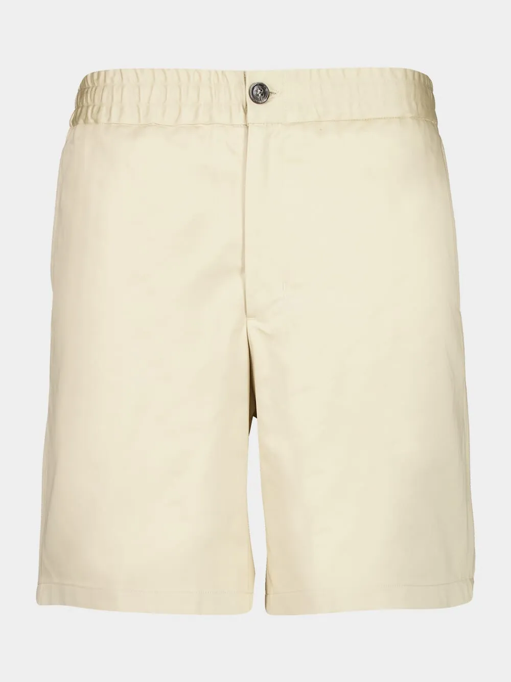 Ginger Elasticated Waist Cotton Satin Shorts